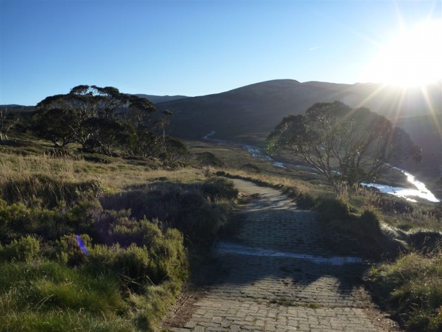 Track looking down to Snowy River